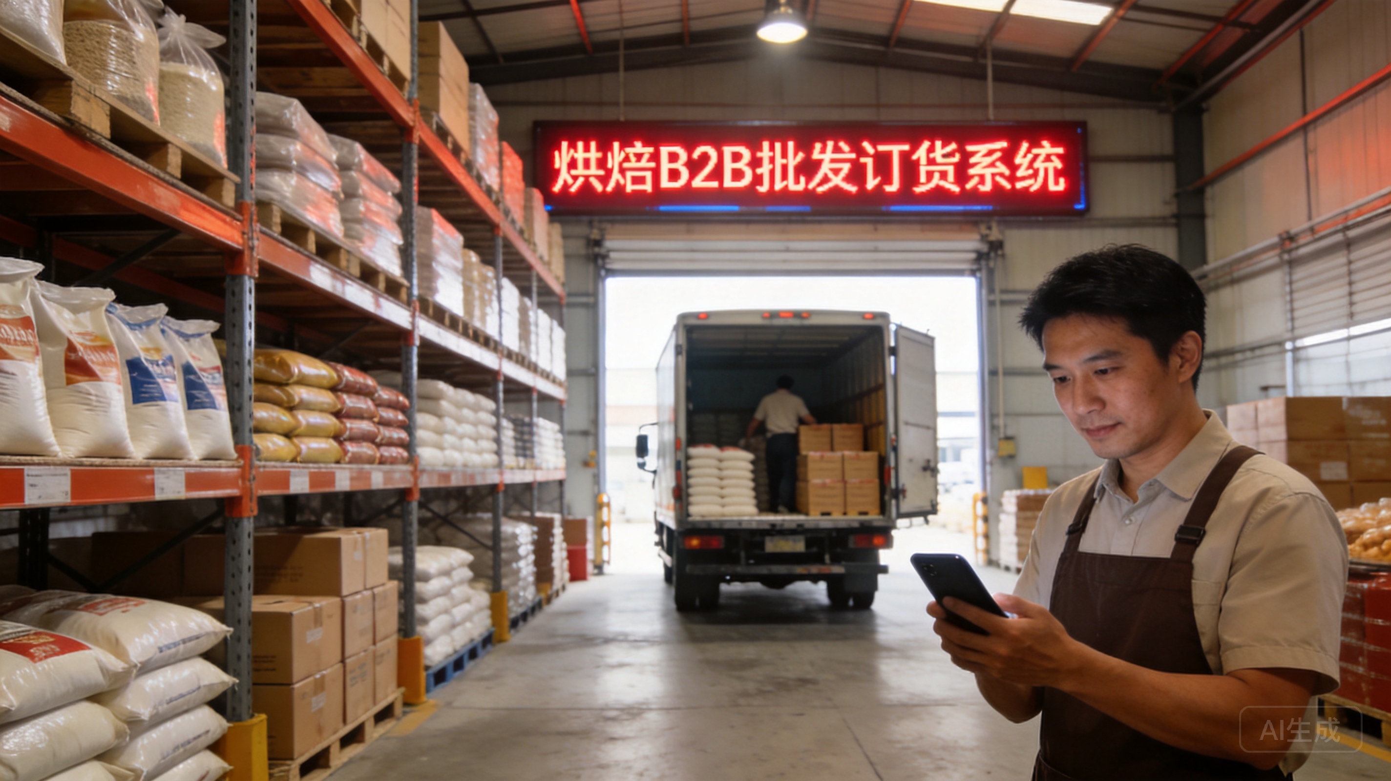烘焙与食品原料订货与供应链解决方案业务场景与系统能力展示