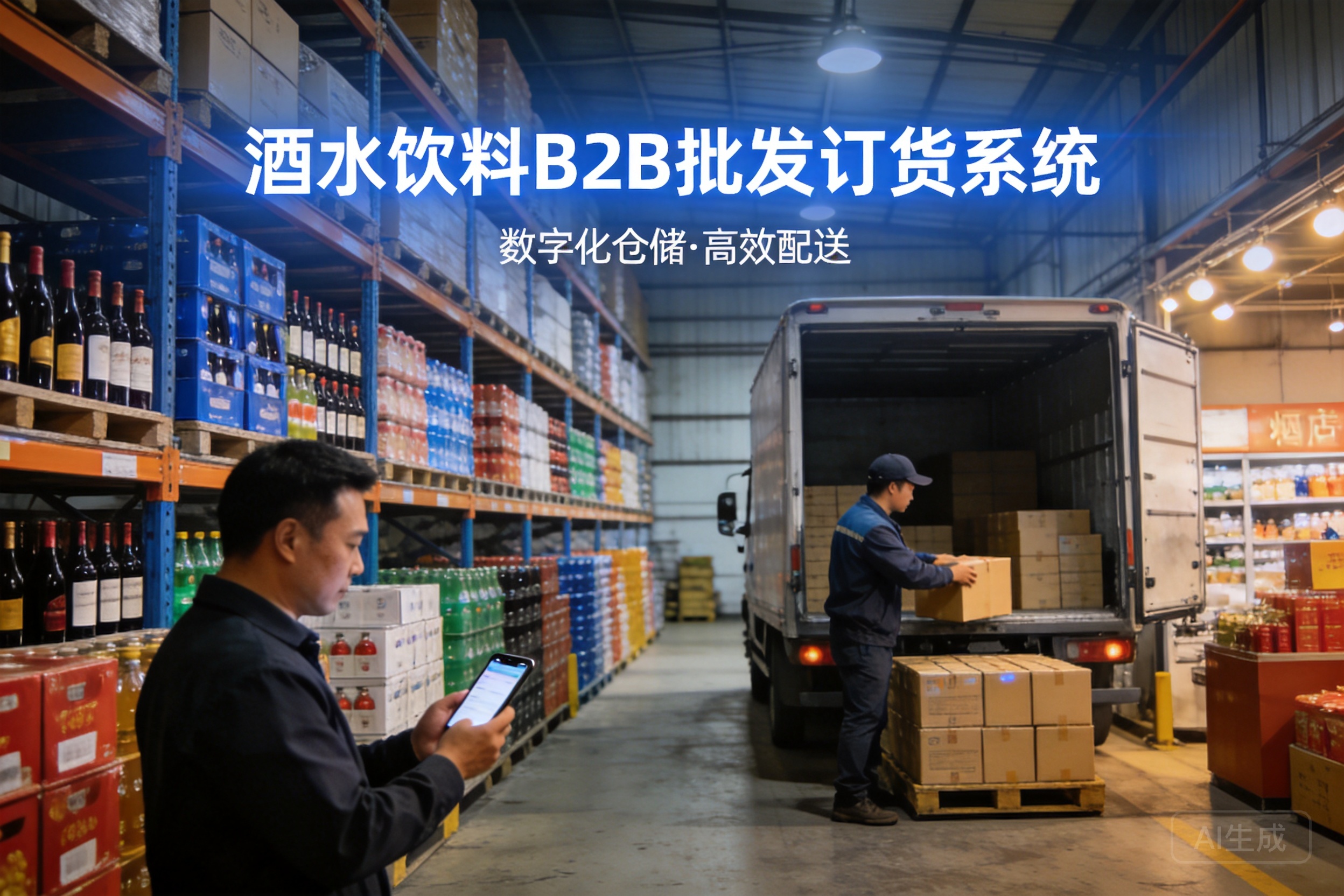 酒水饮料经销订货与供应链解决方案业务场景与系统能力展示